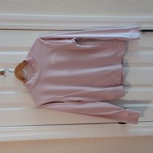 Pale Pink Under Armour Women's Sweatshirt Size S